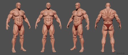 3d модель качок
