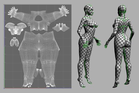 3d Max UV развертка