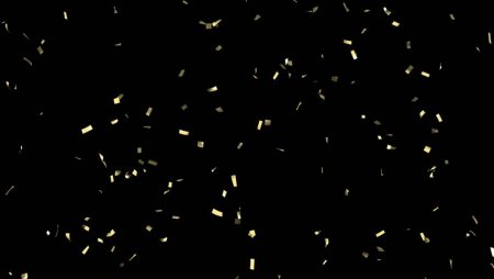 Конфетти на черном фоне