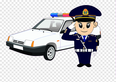 Полицейский мультяшный