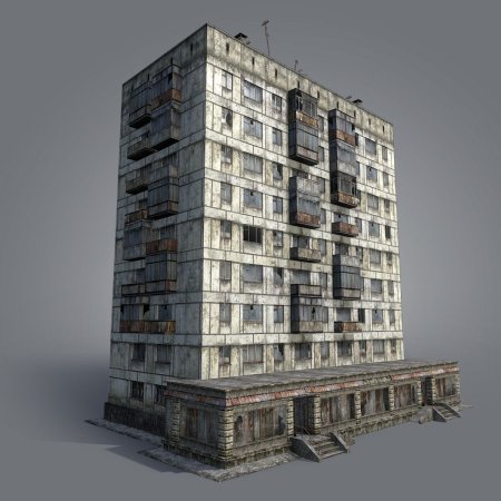 Стена панельного дома