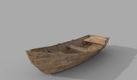 Лодка 3d модель бесплатно