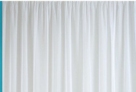 Тюль белая сборка