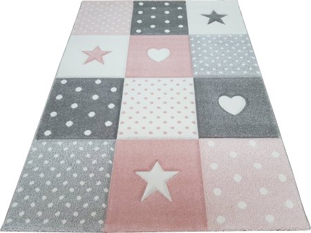 Ковер Diamond 3d 160x230 в звезды звезды серый