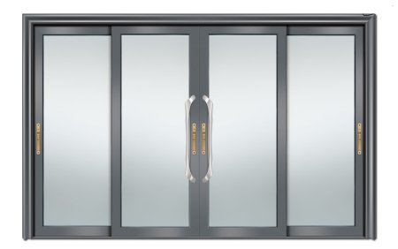 Алюминиевое окно 1350x1350 мм.