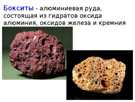 Алюминий руды боксит