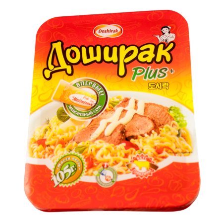 Лапша б/п "доширак плюс" говядина 105гр.