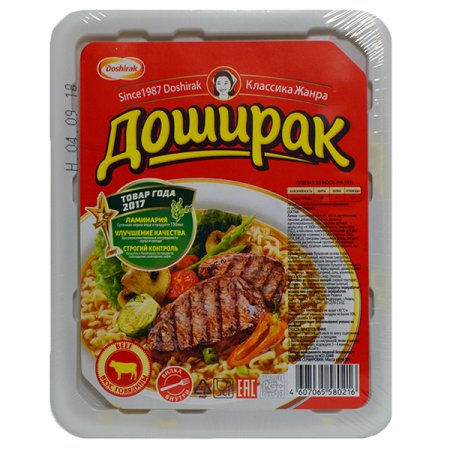 Лапша доширак говядина 90г
