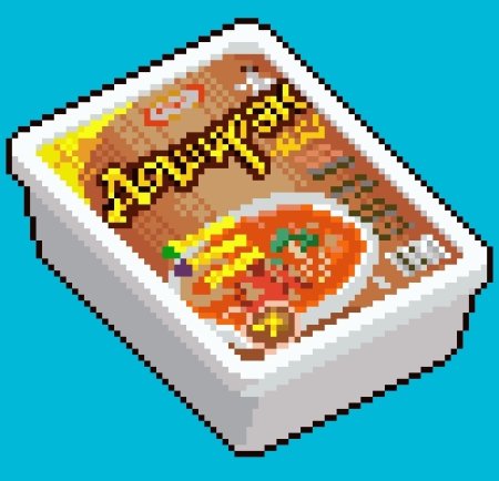 Доширак пиксель арт