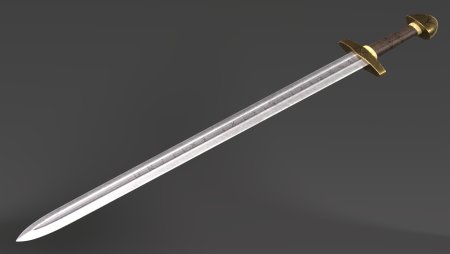 Славянский меч 3d модель