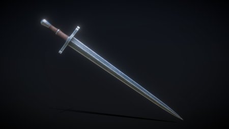 Меч в 3d Max