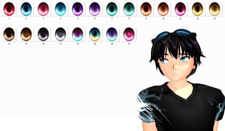 Зрачки для MMD