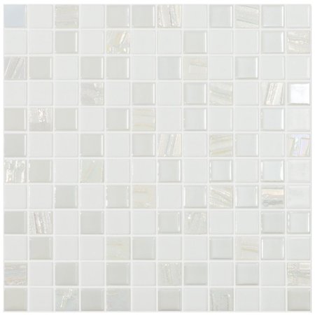 Plazma мозаика белый 30x30