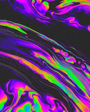 Цветные разводы