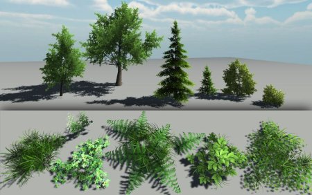 SPEEDTREE папоротник