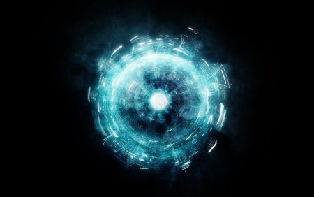 Портал на черном фоне
