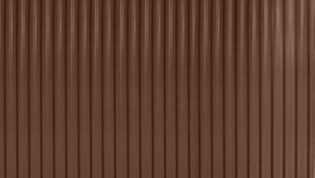 Профнастил нс20 2х1,15м. Шоколад 8017