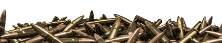 Боеприпасы на прозрачном фоне