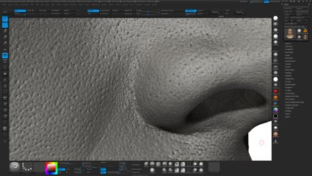 Alpha Zbrush ткань