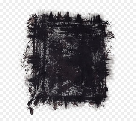 Рваная черная ткань
