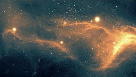 Космос звезды туманность
