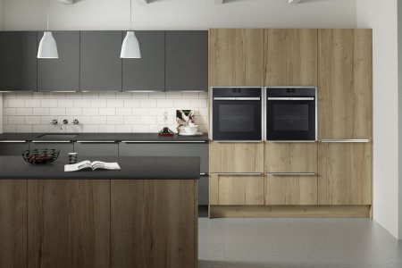 Кухня дуб Мелвилл фасад графит