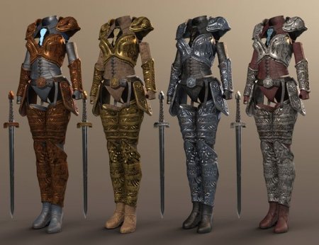 Daz Studio доспехи