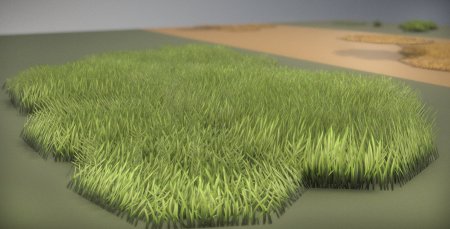 Low Poly трава