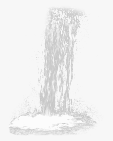Струя воды без фона
