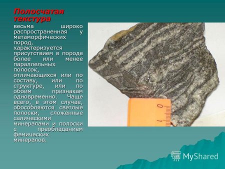 Текстуры метаморфических пород