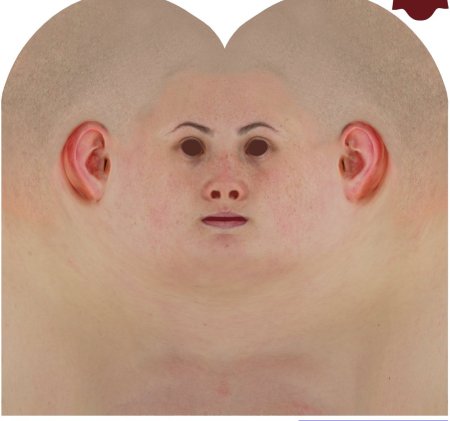 Лицо для текстурирования