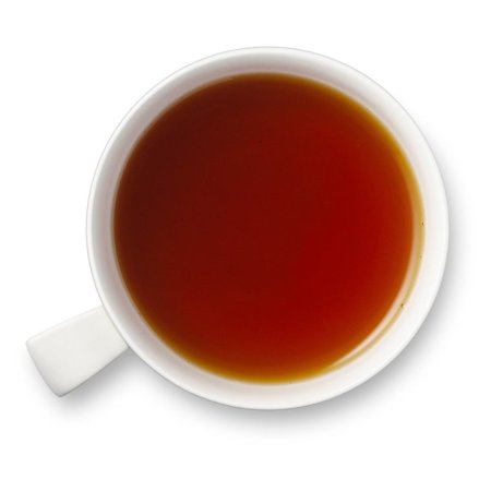 Кружка чая сверху