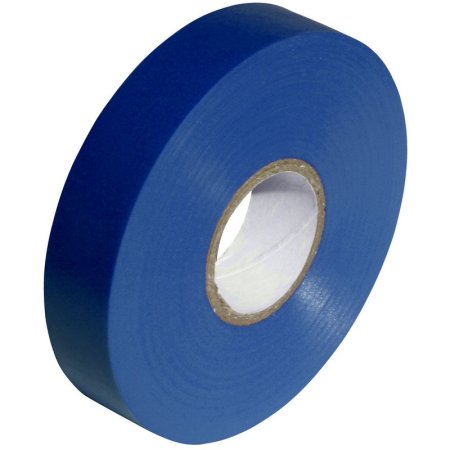Tape elec PVC Adhev 19x.18mm Blue