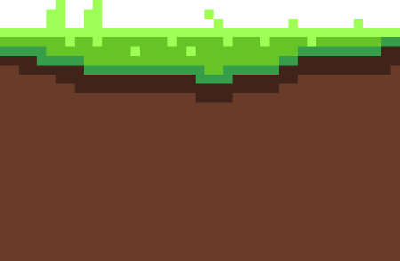 Пиксельный блок земли 2 д