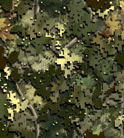 Пиксельный камуфляж Ратник