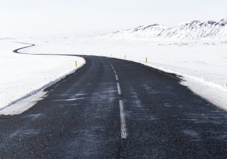 Заснеженная трасса