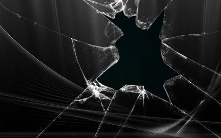 Разбитый монитор обои