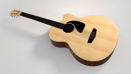 Модель акустической гитары chaed4141