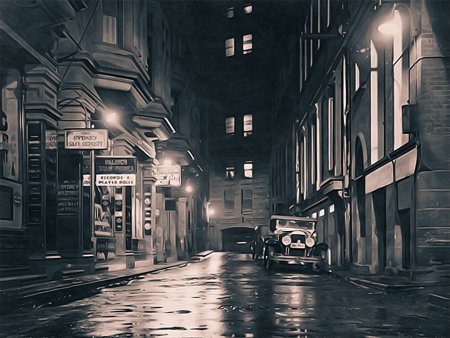 Улица в стиле Нуар