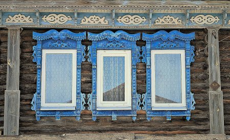 Старинные деревянные окна