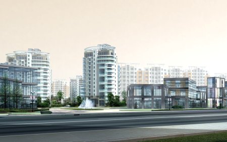 Город для 3d Max