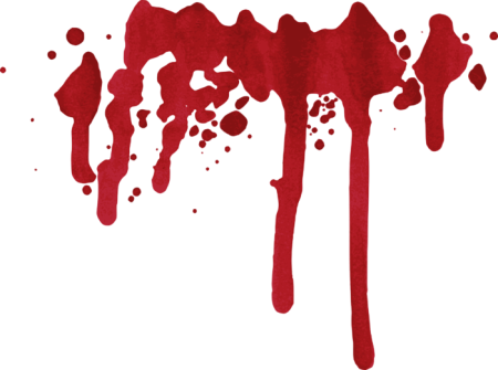 Потеки крови реалистичные