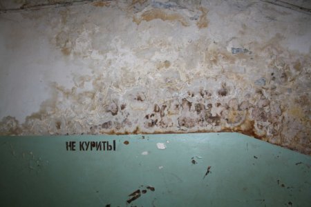 Старая стена подъезда