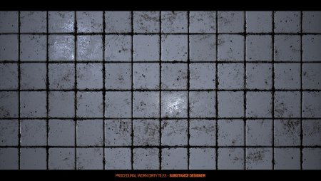 Старая плитка на стене