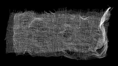 Эффект рваной ткани