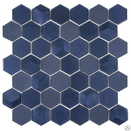 Керамогранит equipe Hexatile 20338 negro Mate 17,5x20