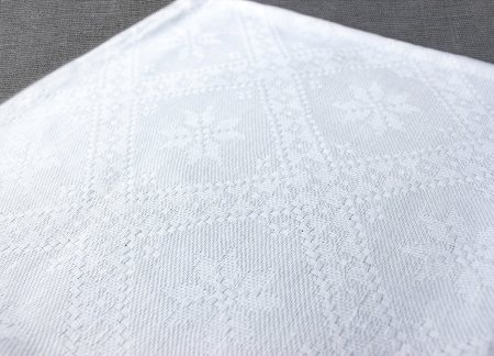Салфетка жаккард белая 45*45см 17с210 Яковлевский жаккард