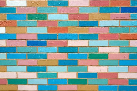 Разноцветные кирпичики