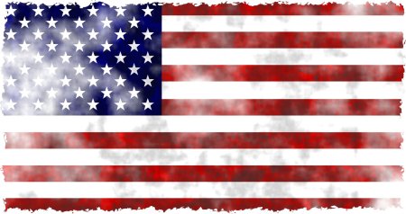 Флаг США гранж