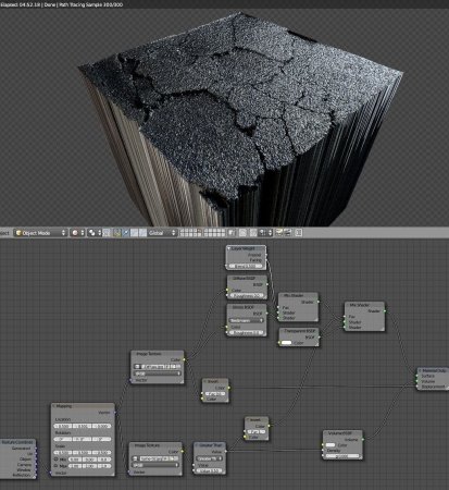 Наложение текстур в Blender